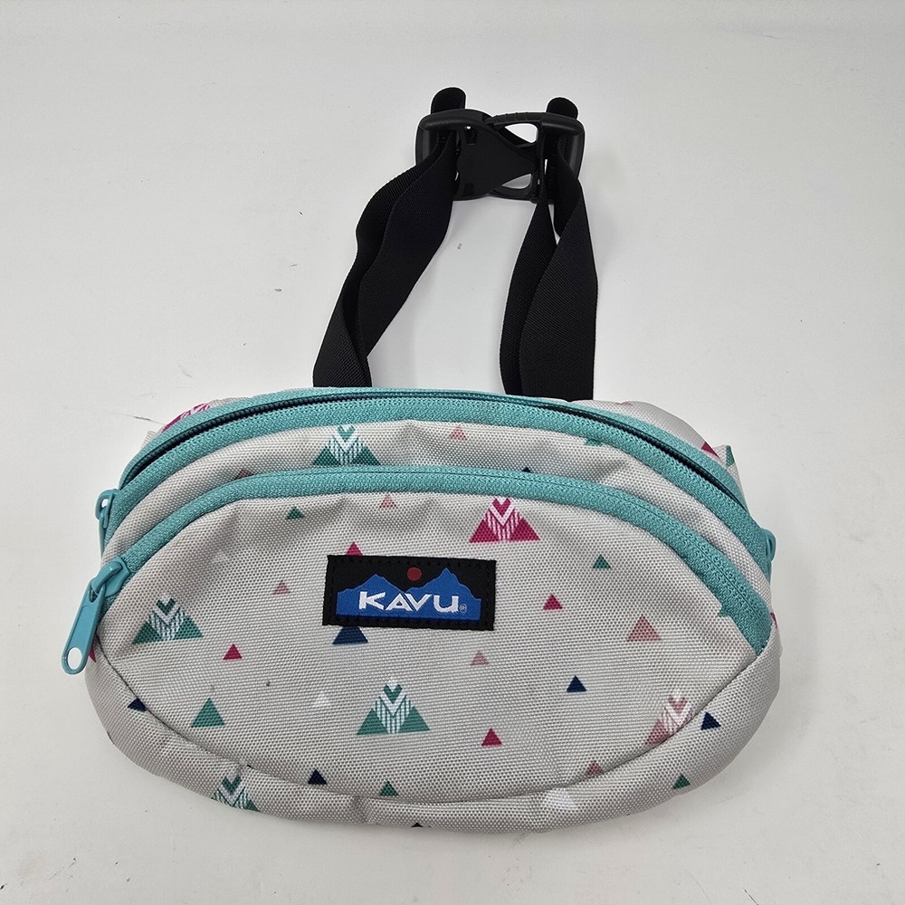 Kavu CANVAS SPECTATOR Waist Pack Belt Bag Fanny Pack Pouch ICY TERRAIN